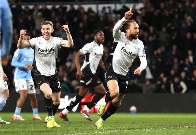 Trận cầu đỉnh cao giữa Derby County vs Coventry
